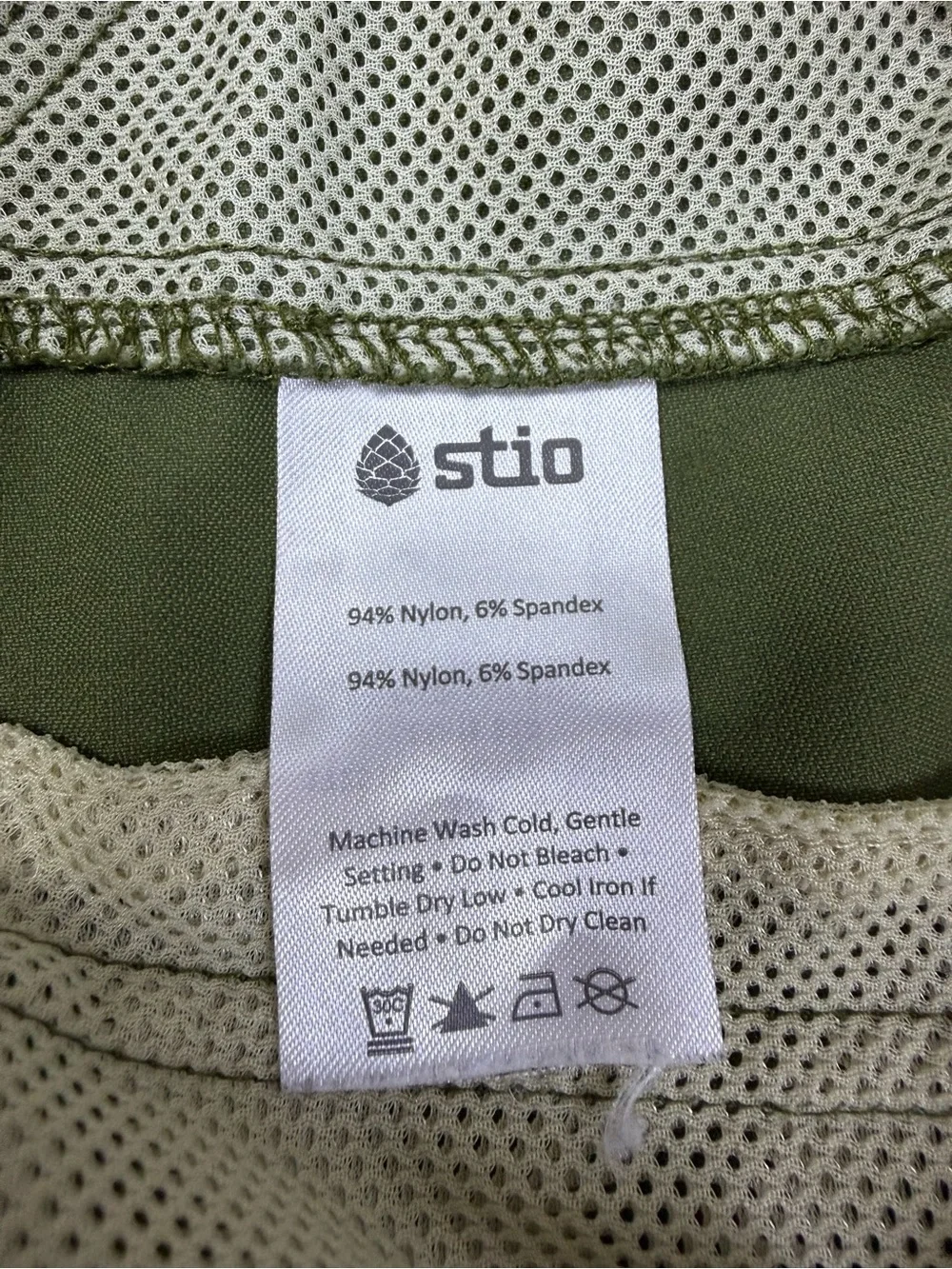 Stio Men’s Outdoor Hiking Stretch Pants Green Size 38L